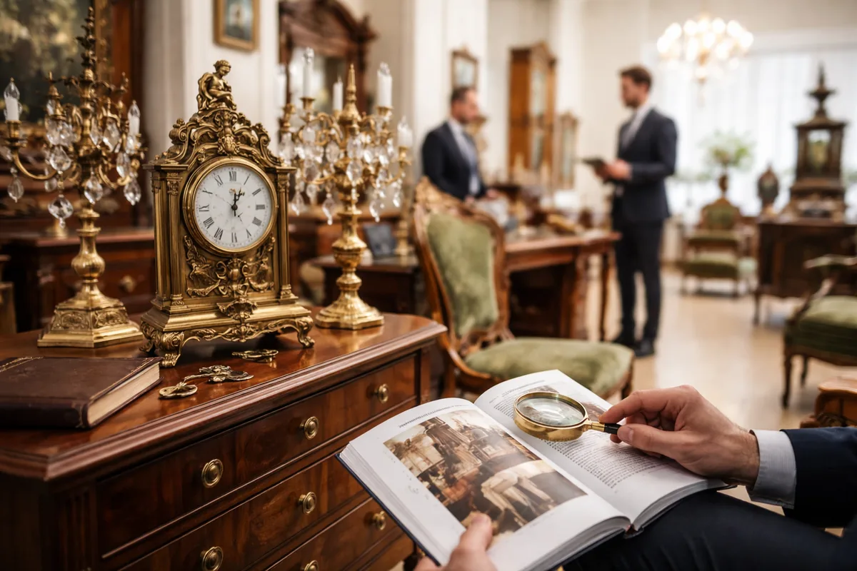 Comment identifier et estimer la valeur des objets anciens de mobilier en adjudication