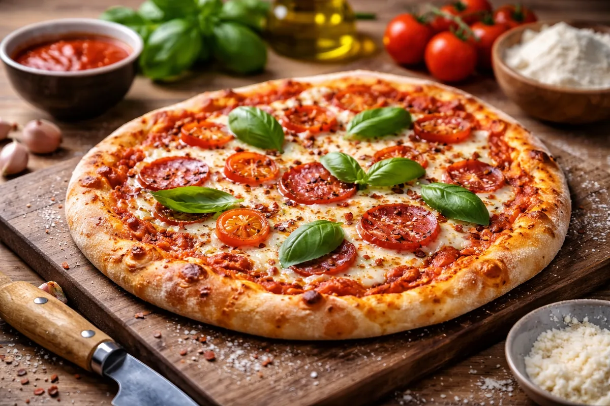 Quelle est la méthode idéale pour faire une pizza maison croustillante et savoureuse
