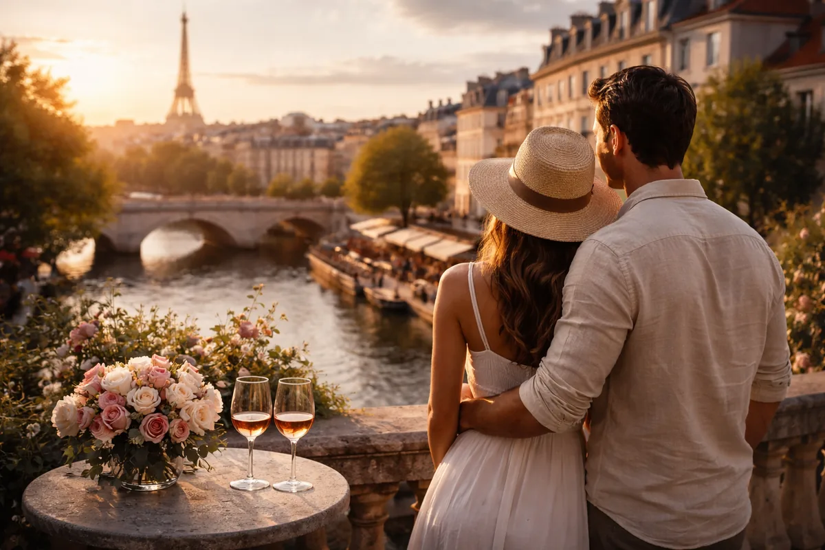 Comment préparer une escapade romantique dans une ville française